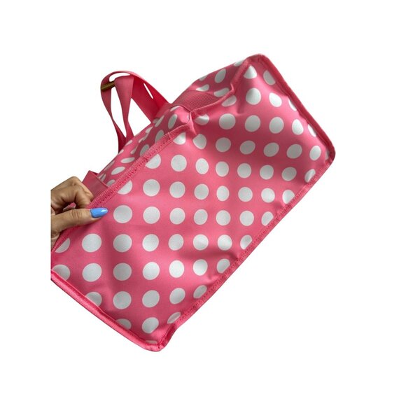 KATE SPADE Pink White Polka Dot Cooler Bag NEW NWT - Picture 10 of 11
